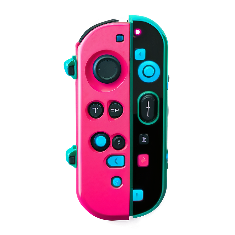 Pink And Green Joy-con Switch Png Tjn96