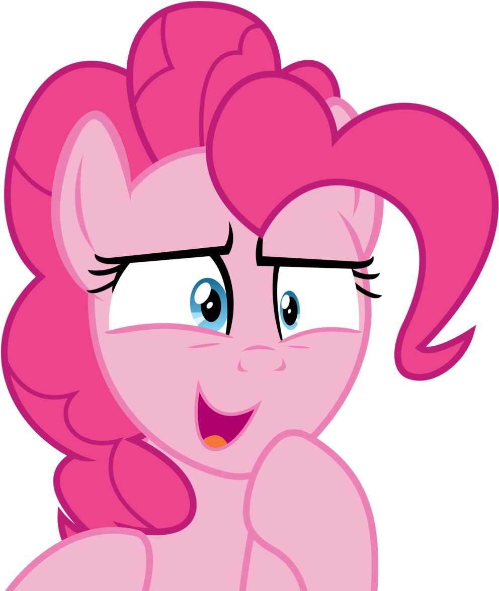Just Stay Calm By Sketchmcreations - Pinkie Pie In Glasses, HD Png Download PNG with transparent background