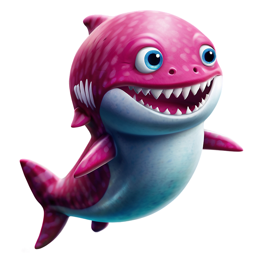 Pink Baby Shark For Mobile App Png Jpc