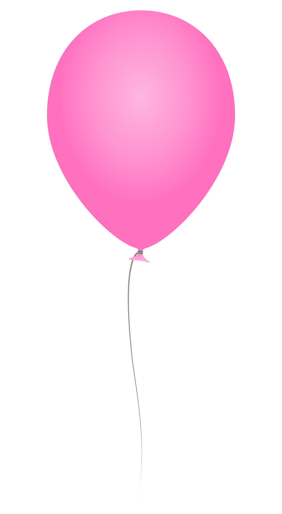 Pink Balloon Simple Background