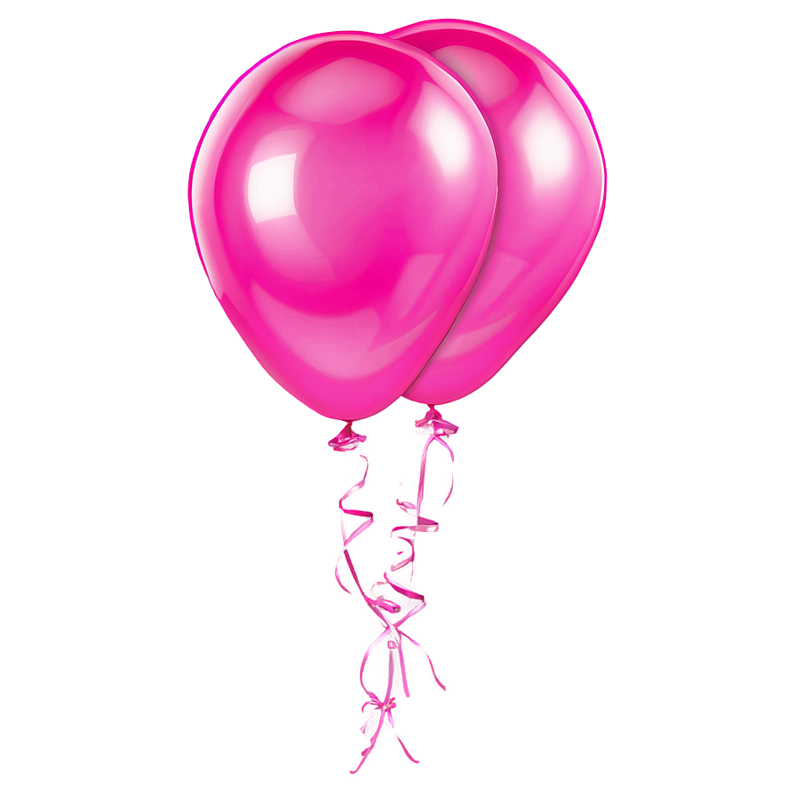 Pink Balloons Birthday Surprise Png 14