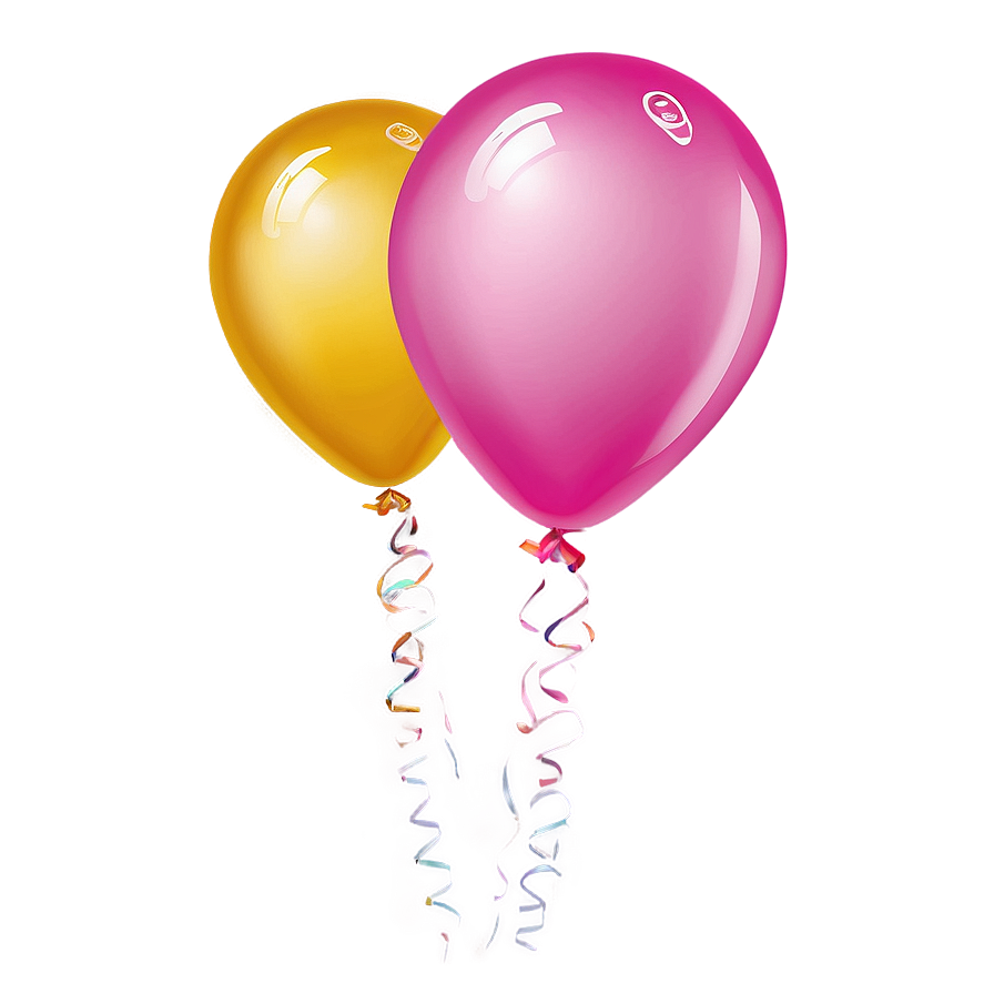 Pink Balloons For Celebration Png 06122024