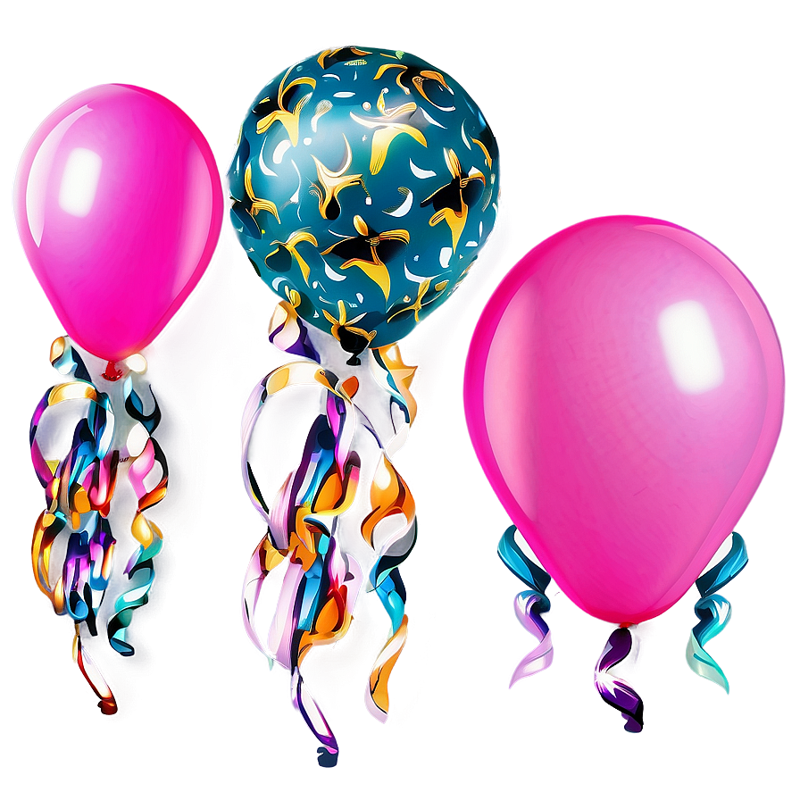 Pink Balloons For Joyful Events Png Byu56