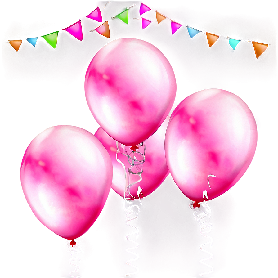 Pink Balloons For Joyful Events Png Pbv92