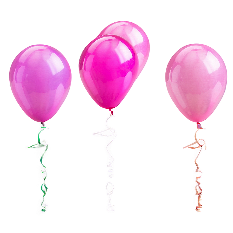 Pink Balloons In Motion Png 53