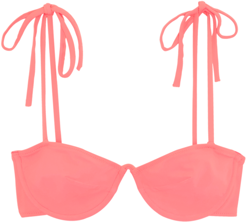 Pink Bikini Top Isolated