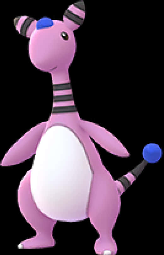 Pink Bipedal Pokemon Ampharos Pre Evolution