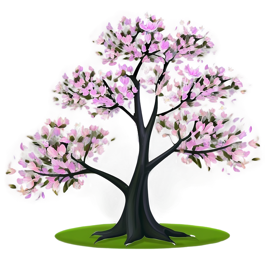 Pink Blossom Tree Png 05242024