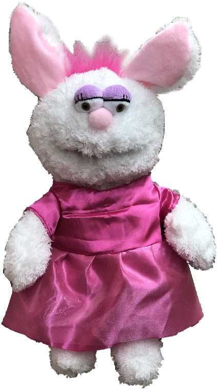 Pink Bunny Puppetin Dress