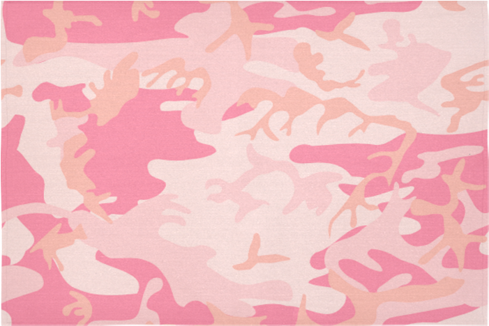 Pink Camo Print Cotton Linen Wall Tapestry 60'x 40' - Paisley, HD Png Download PNG with transparent background