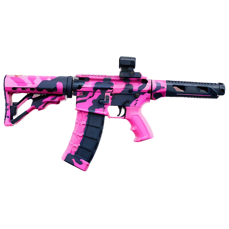 Pink Camo Tactical Design Png Fak