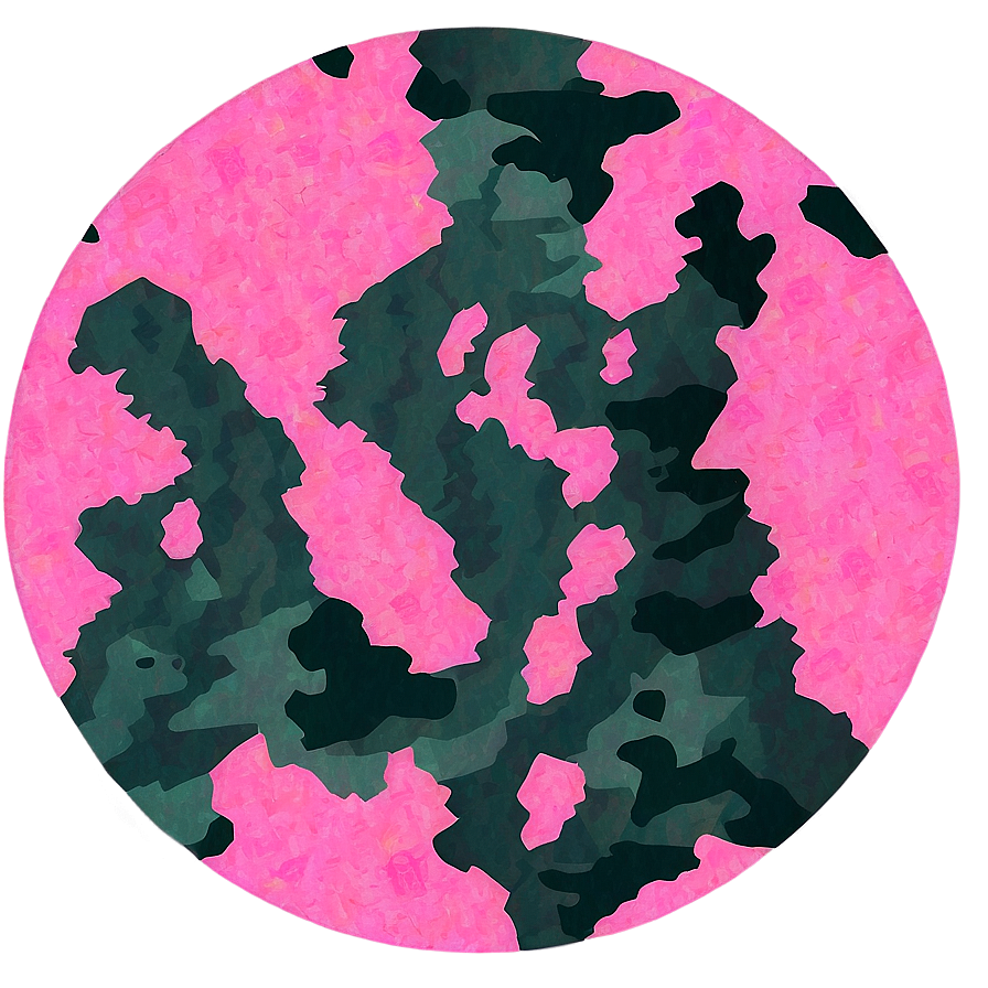 Pink Camo Textile Design Png 20