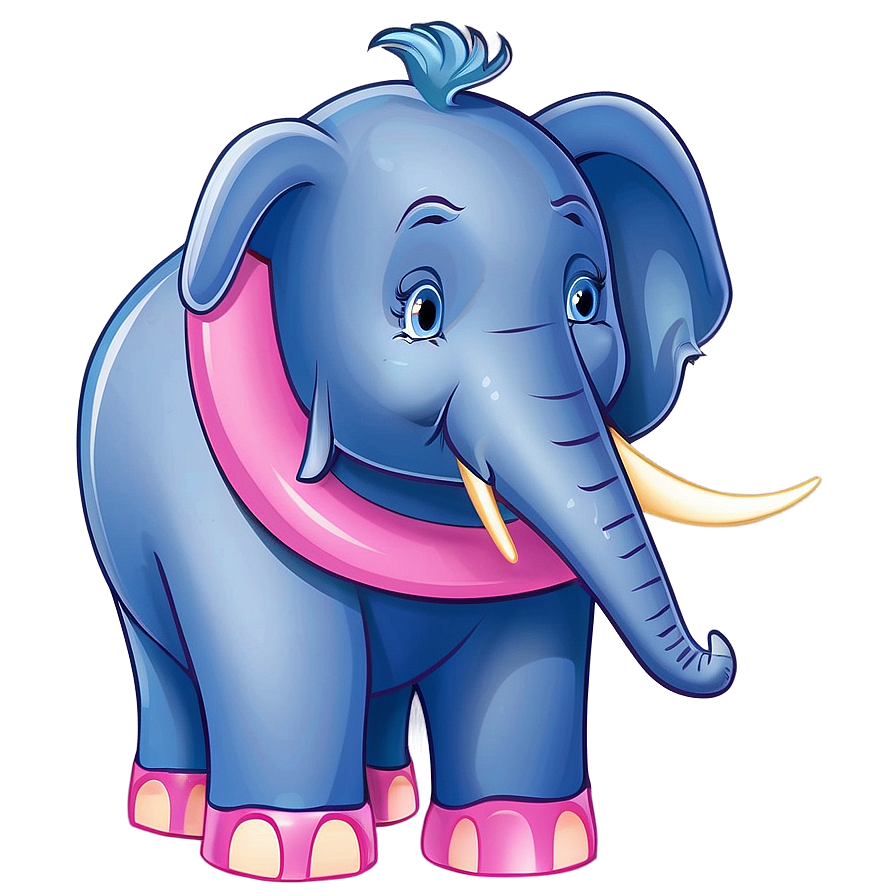 Pink Cartoon Elephant Png 20