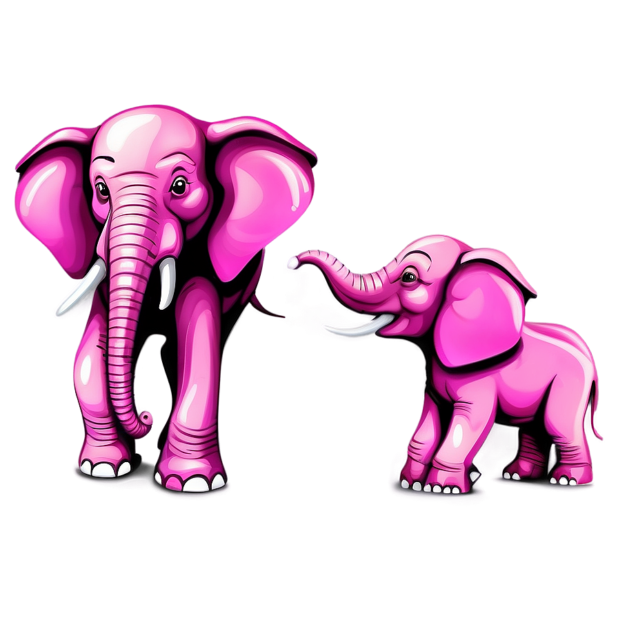 Pink Cartoon Elephant Png Dsq71