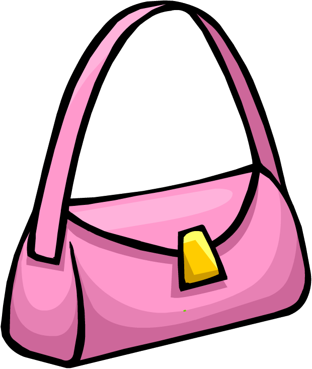 Pink Cartoon Purse