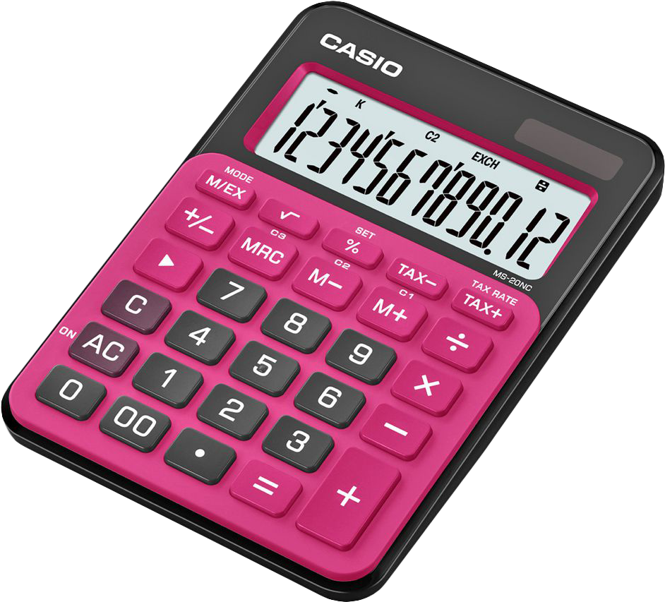 Pink Casio Calculator