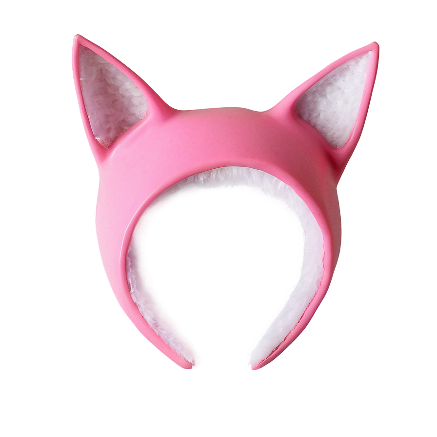 Pink Cat Ears Overlay PNG 68 PNG image with a transparent background, free high-resolution download