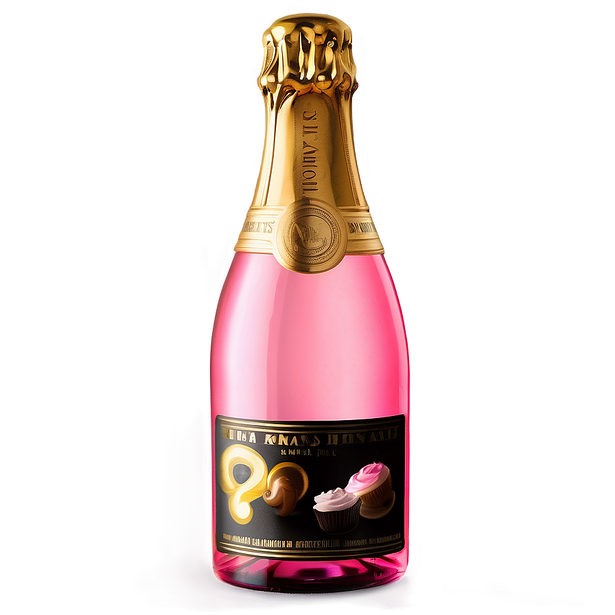 Pink Champagne With Chocolates Png 06292024