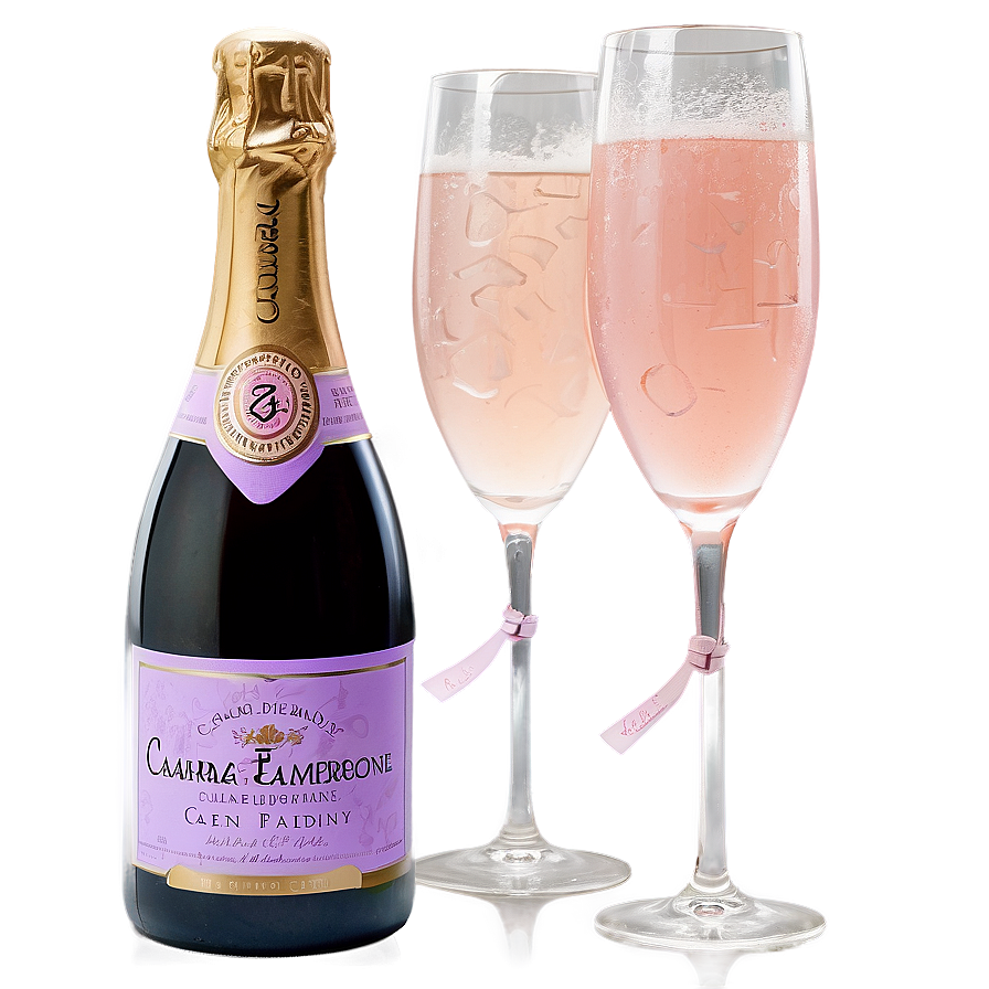 Pink Champagne With Dessert Pairing Png 06292024