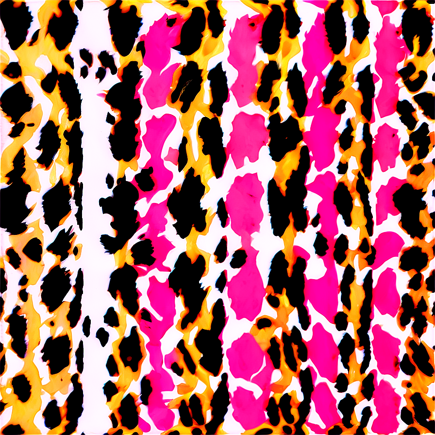 Pink Cheetah Print Style Png 05232024