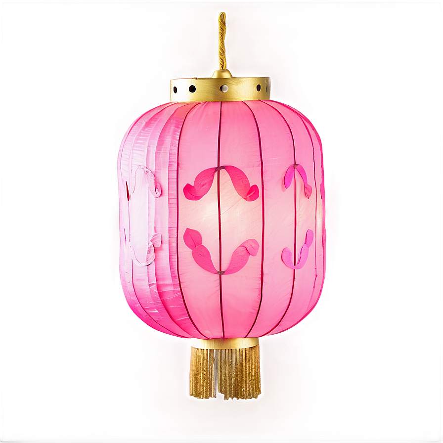 Pink Chinese Lantern Png 06262024