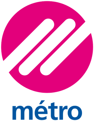 Pink Circle Metro Logo