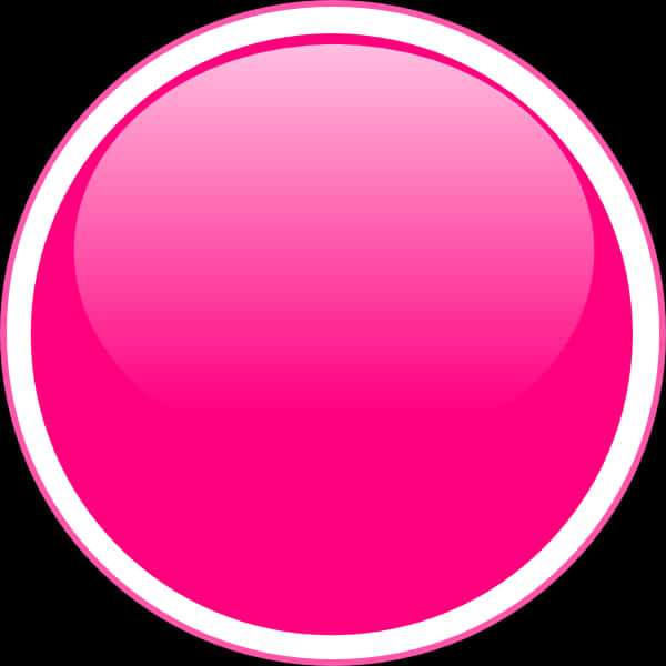 Pink Circle White Border