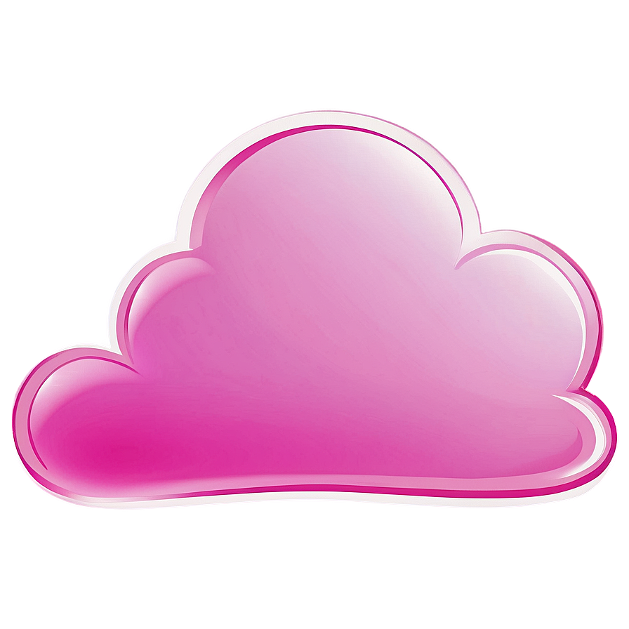 Pink Cloud Clipart Png Cxa