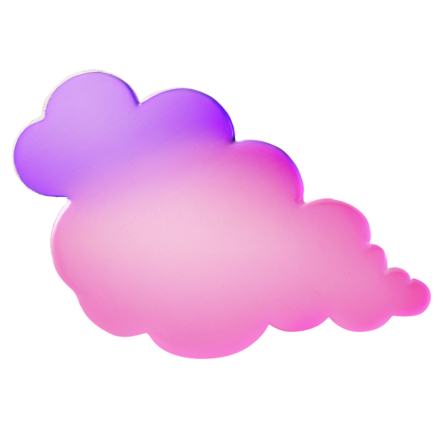 Pink Cloud In Lavender Sky Png Hga