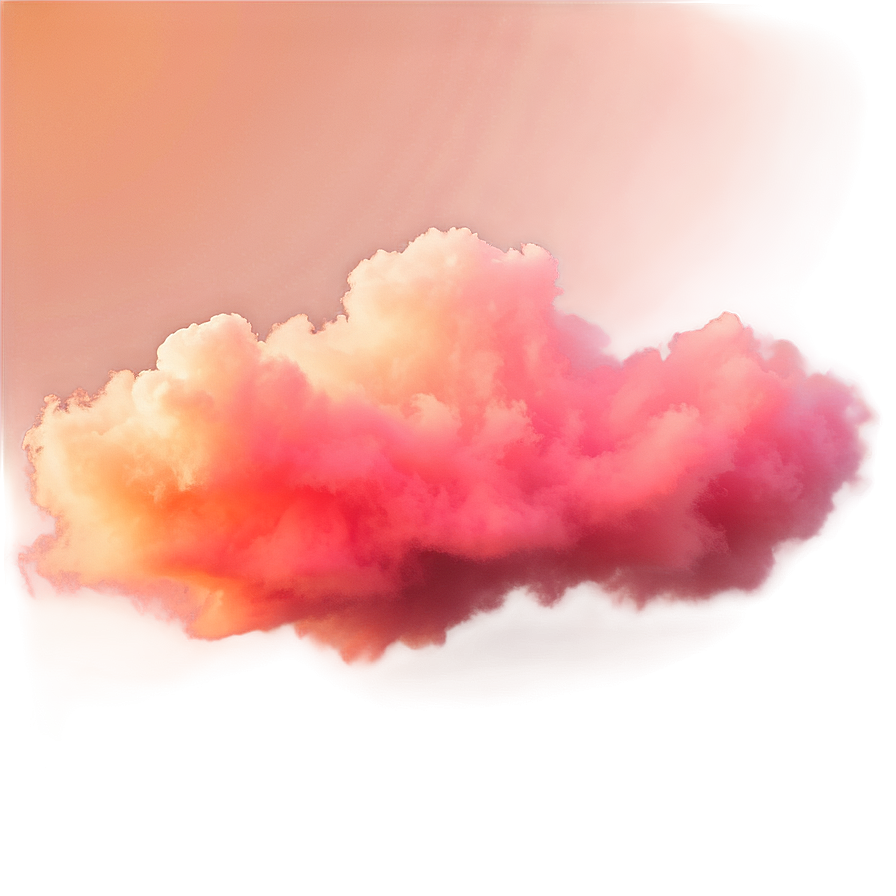 Pink Cloud In Sunrise Png 63