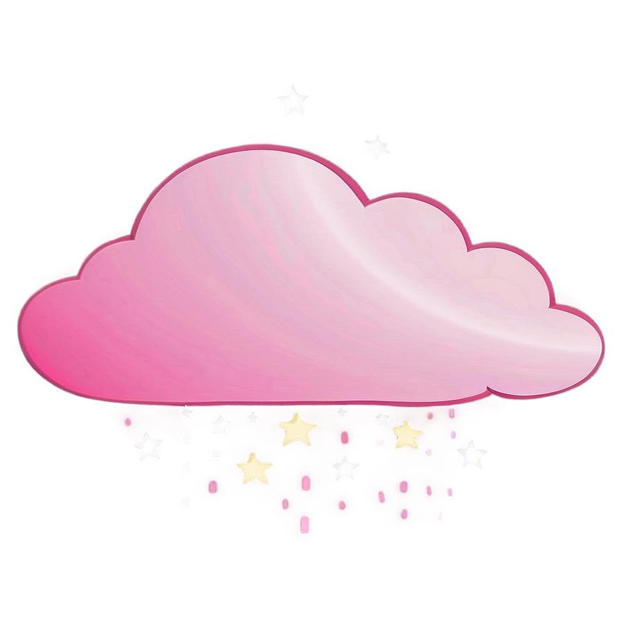 Pink Cloud Magical Theme Png 06252024