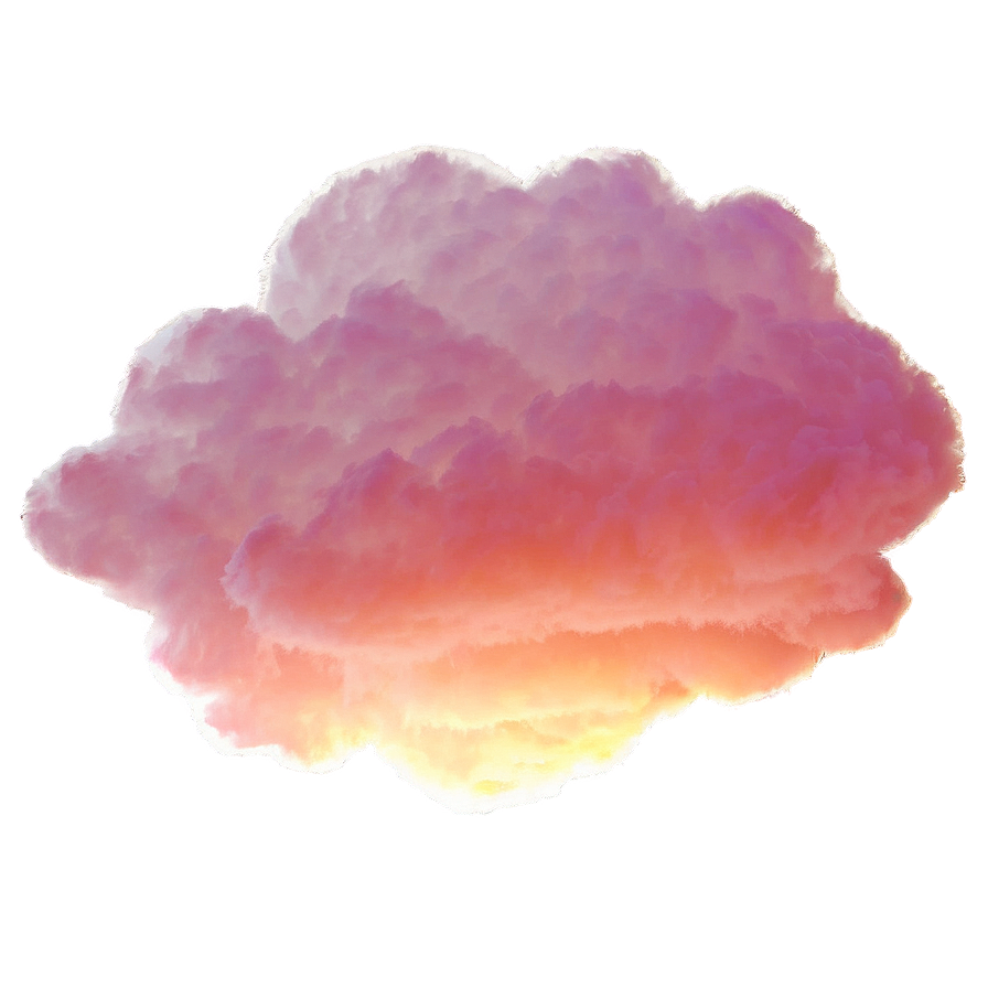 Pink Cloud Sunset Png Aej