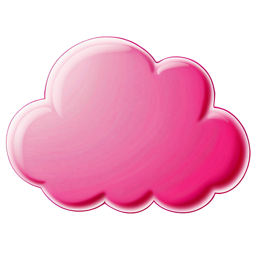 Pink Cloud Whimsical Design Png Ipa