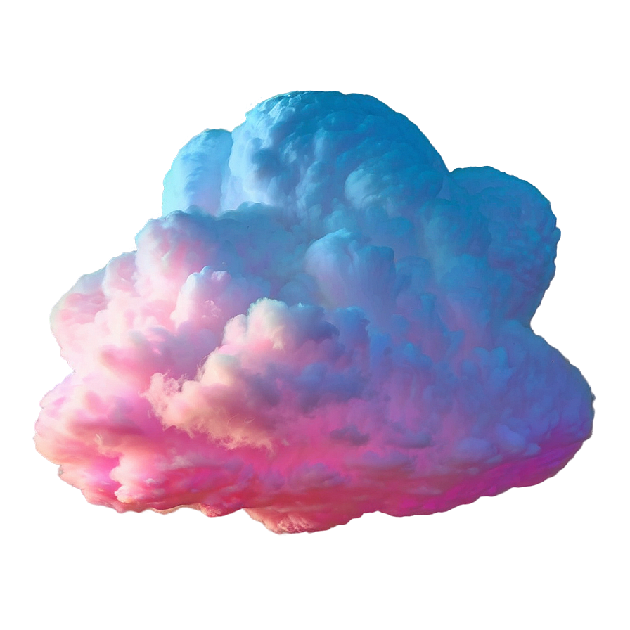 Pink Cloud With Blue Sky Png Jxl41