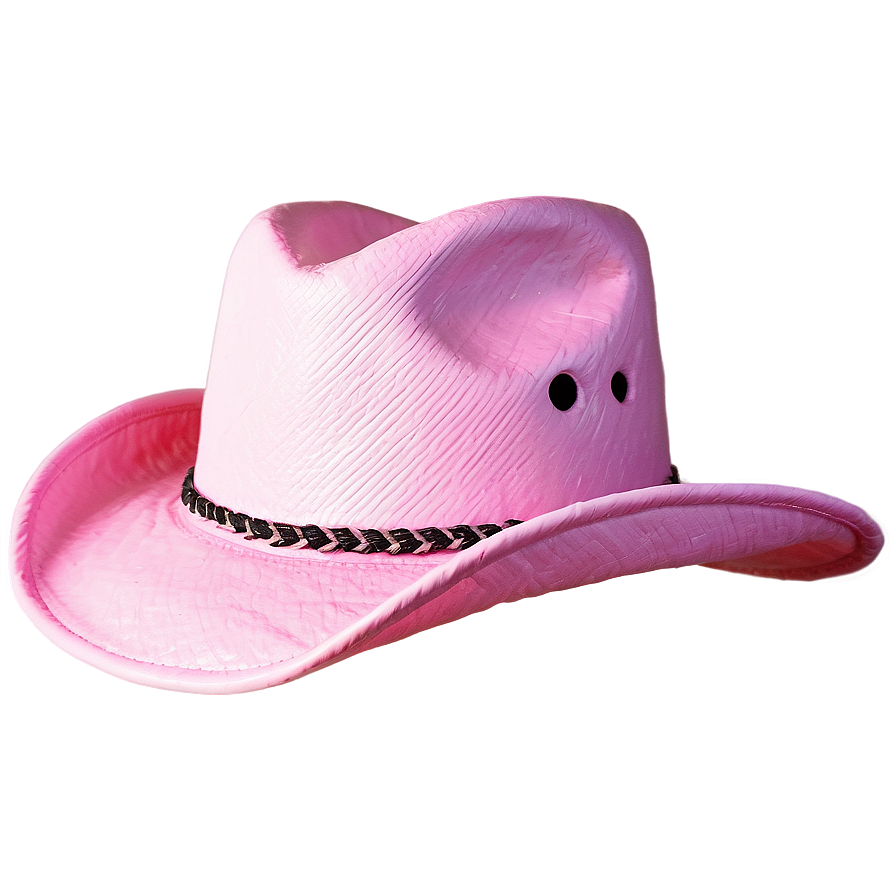 Pink Cowboy Hat Transparent Png 05262024