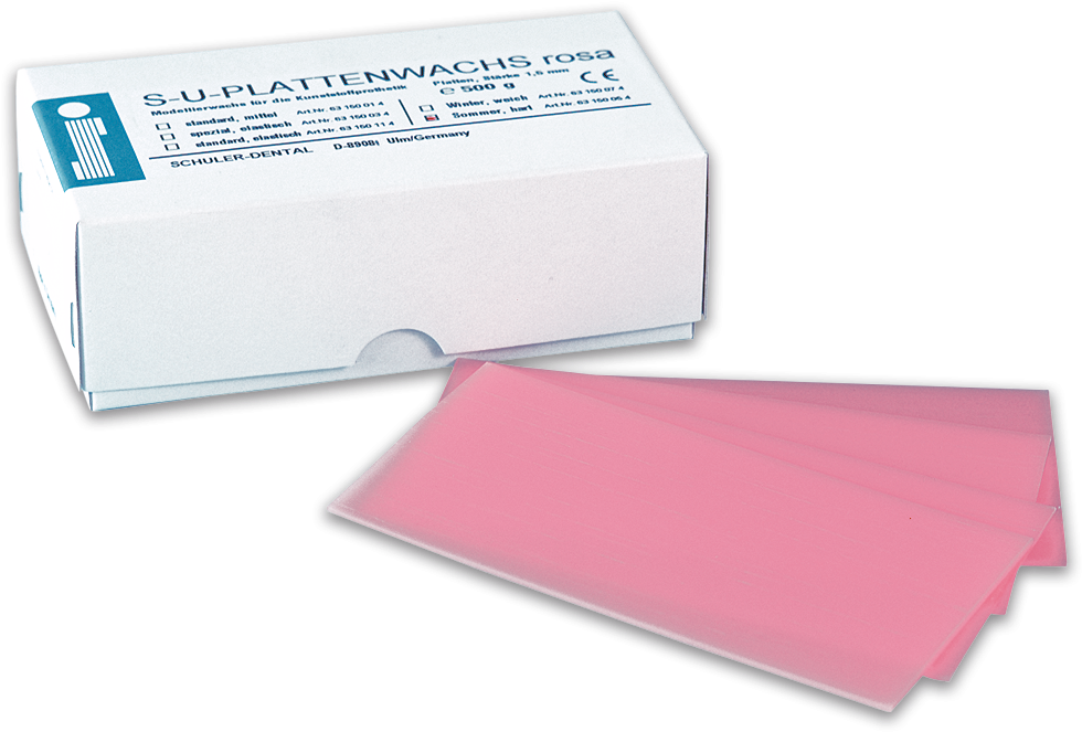 Pink Dental Wax Sheetswith Packaging PNG with transparent background
