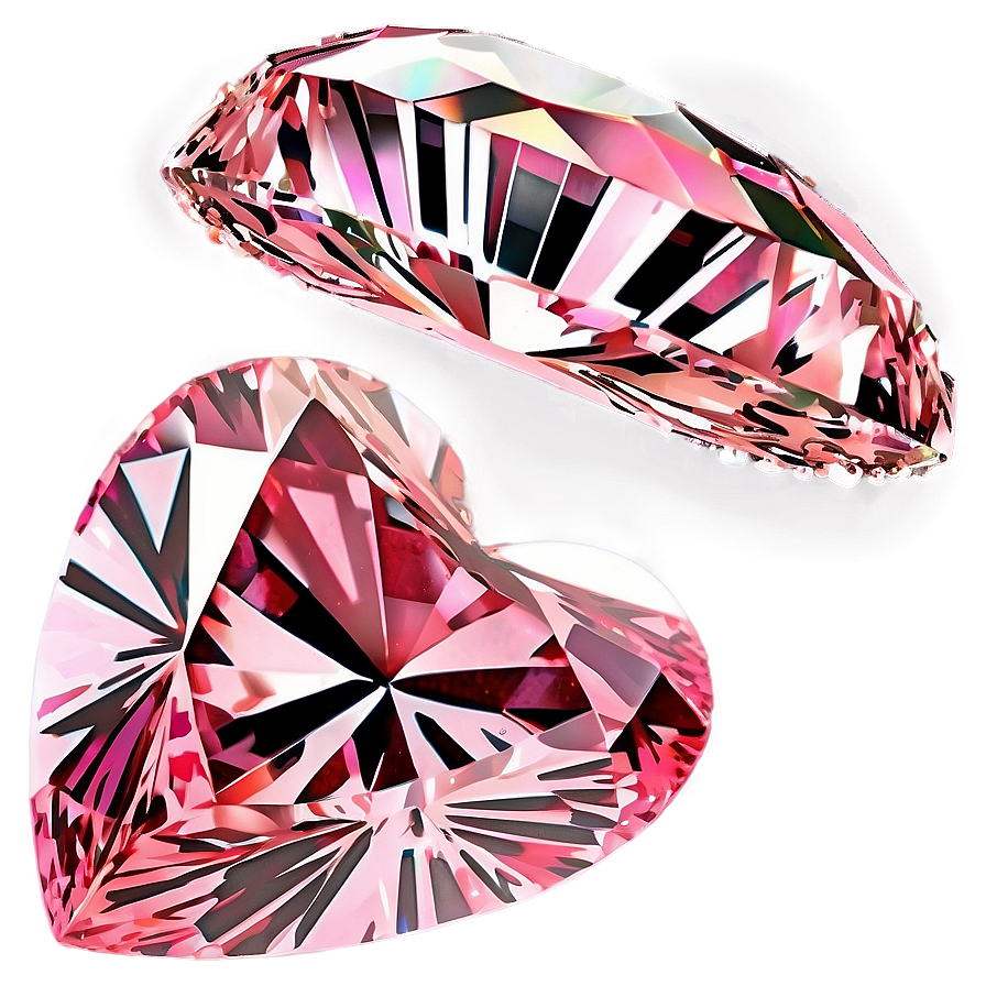 Pink Diamond Heart Majesty Png 57