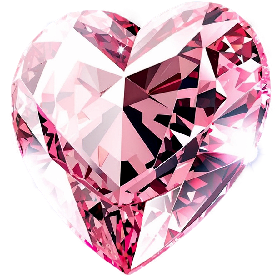 Pink Diamond Heart Majesty Png Lqa