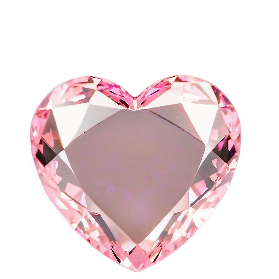 Pink Diamond Heart Spectacle Png Ygj