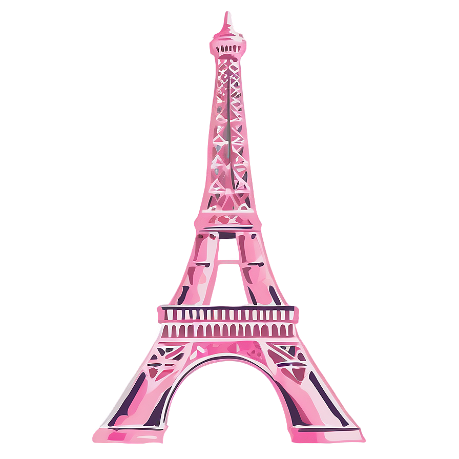 Pink Eiffel Tower Png Cyc