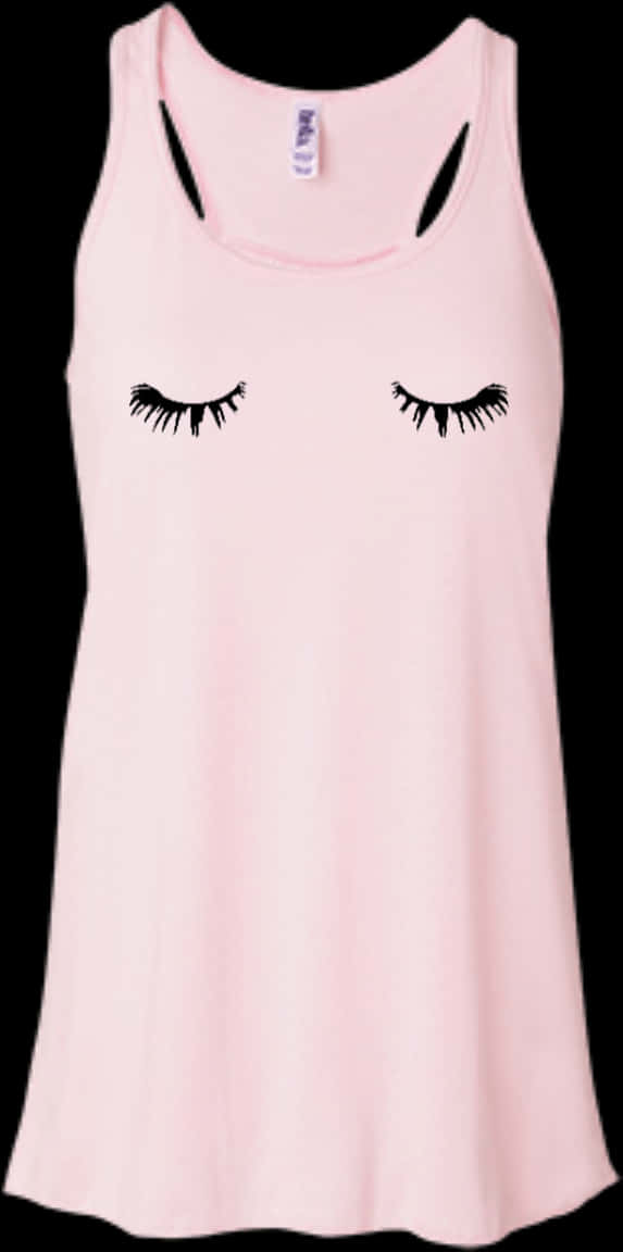 Pink Eyelash Tank Dress Womens Fashion