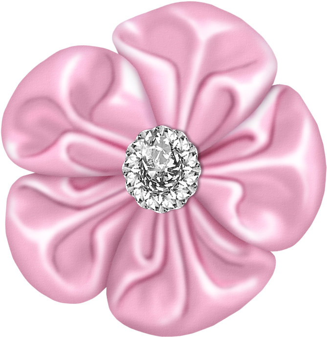 Pink Fabric Diamond Centerpiece.png