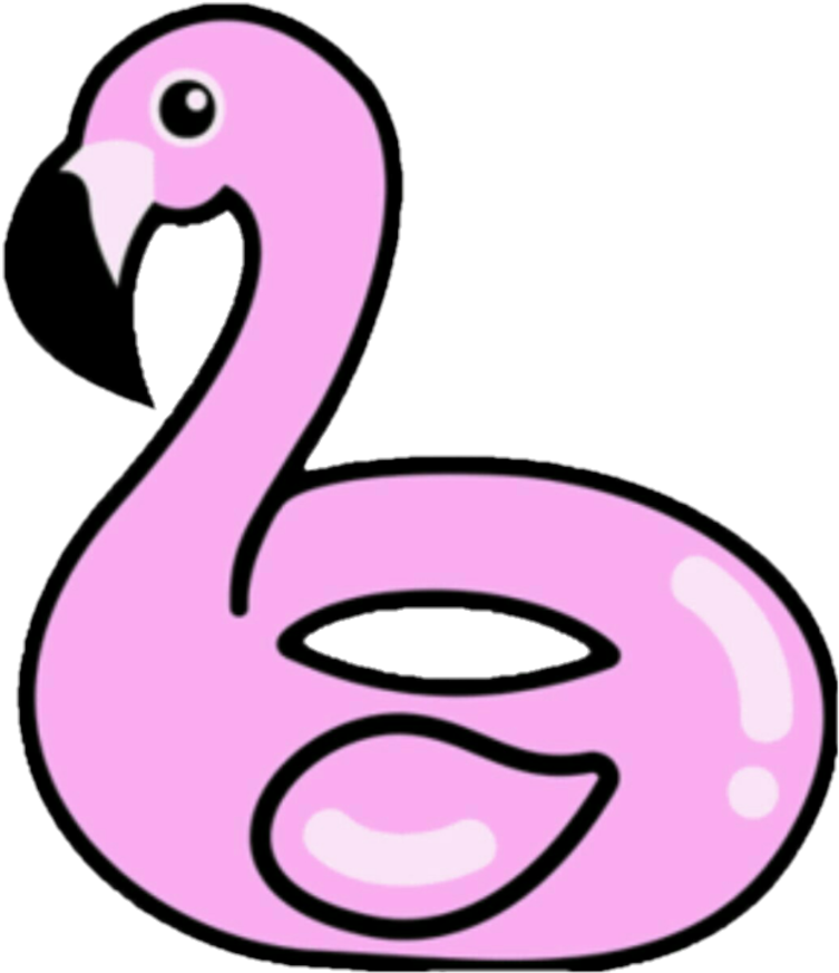 Transparent Floatie Clipart - Flamingo Pool Float Clip Art, HD Png Download PNG with transparent background
