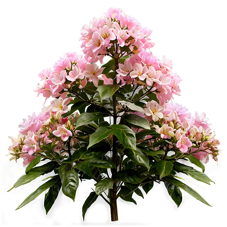 Pink Flower Bush Png Lqd