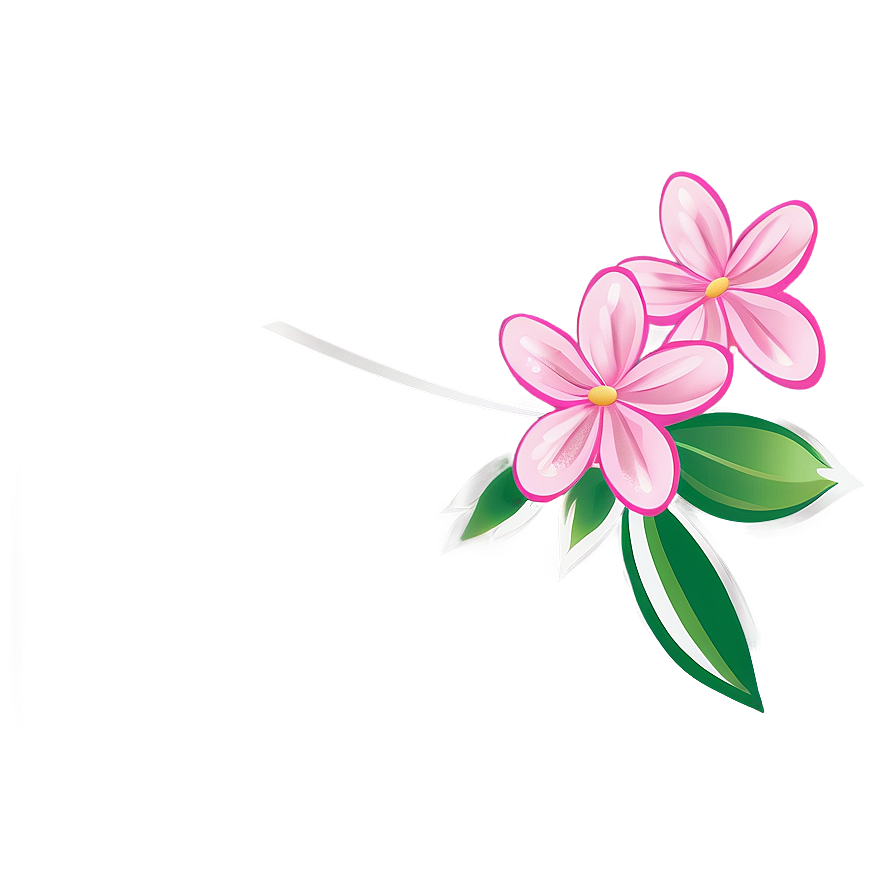 Pink Flower Illustration Png 05242024