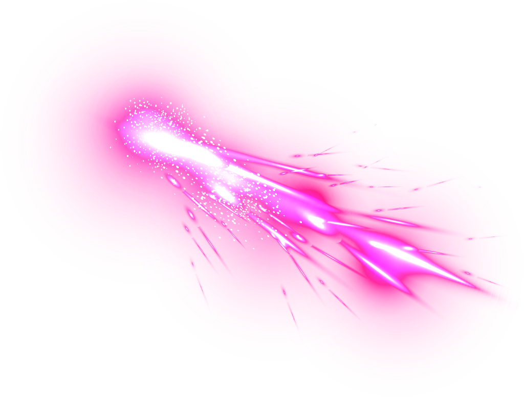 Pink Glowing Comet Graphic