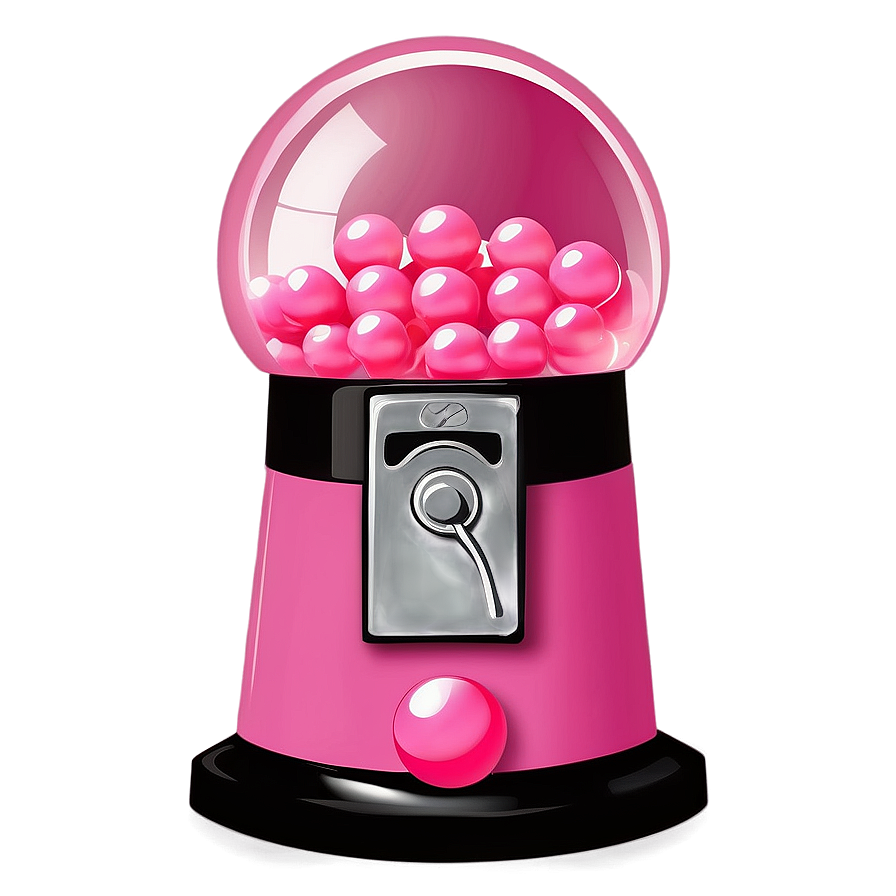 Pink Gumball Machine Png 25