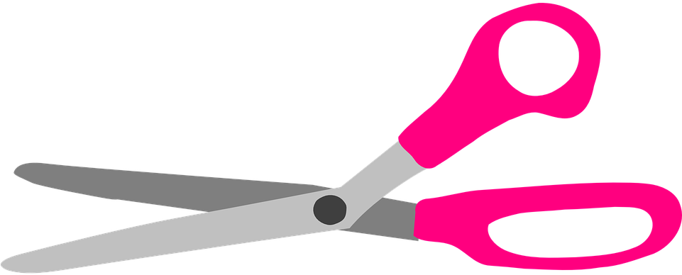 Pink Handled Scissors