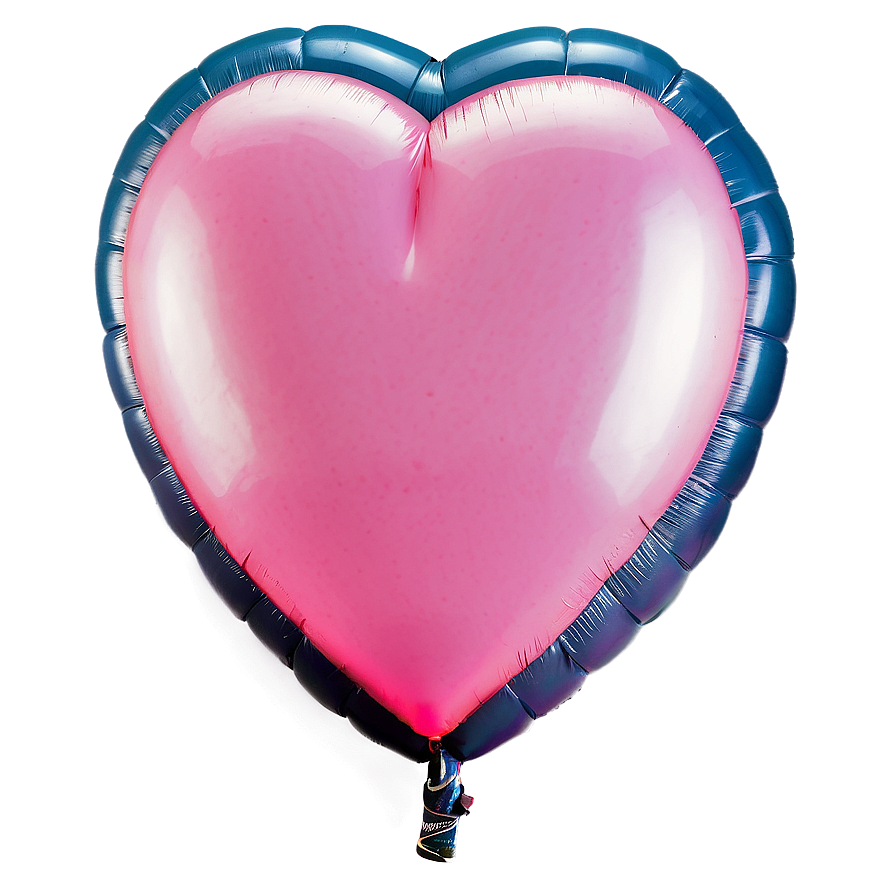 Pink Heart Balloon PNG enk PNG image with a transparent background, free high-resolution download