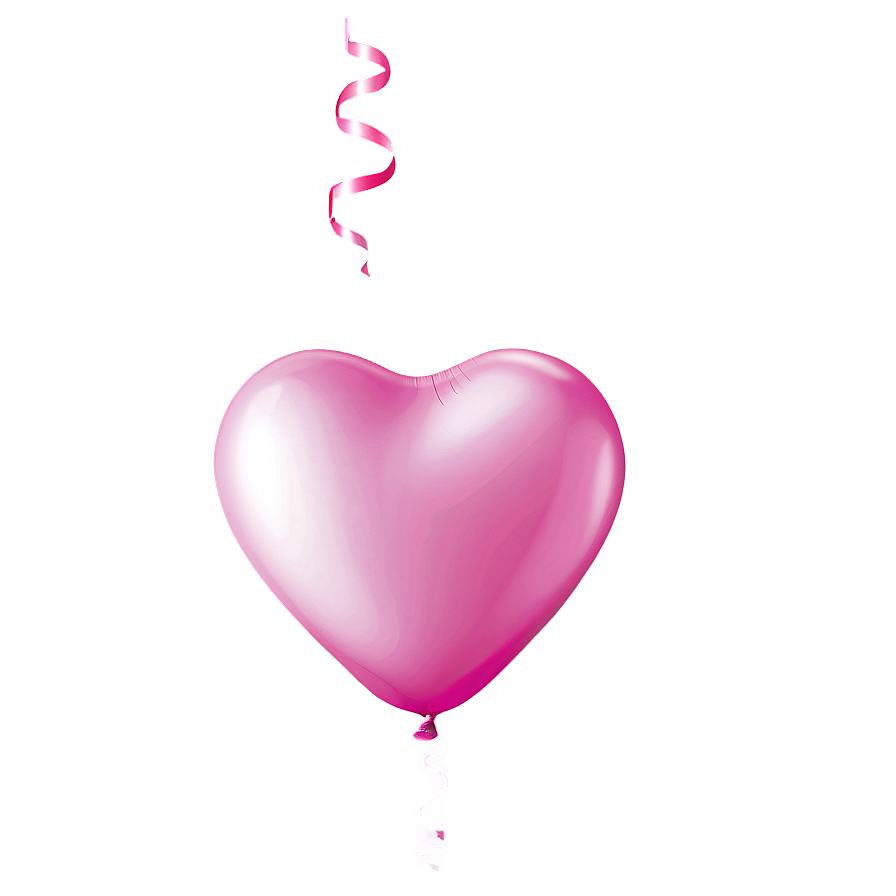 Pink Heart Balloon PNG vva PNG image with a transparent background, free high-resolution download